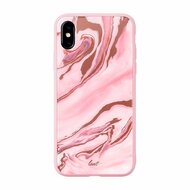 LAUT Mineral Glass iPhone Xs Max hoesje Roze