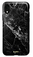LAUT Huex Marble iPhone XR hoesje Zwart