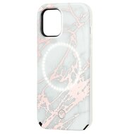 Case-Mate LuMee Halo iPhone 12 Pro / iPhone 12 hoesje Marble Rose