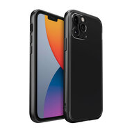LAUT Exoframe iPhone 12 Pro / iPhone 12 hoesje Zwart