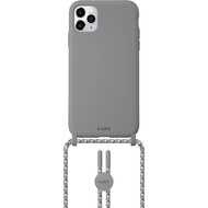 LAUT Pastels Necklace iPhone 12 Pro / iPhone 12 hoesje Grijs