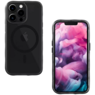 LAUT Crystal Matter MagSafe iPhone 13 Pro Max hoesje Zwart