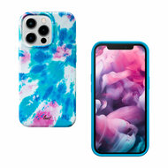 LAUT Huex Tie Dye iPhone 13 Pro hoesje Blauw