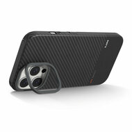 LAUT Kev Protect iPhone 16 hoesje zwart