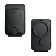 LAUT MagAdd MagSafe wallet met stand portemonnee hoesje zwart