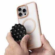 LAUT MagAdd Sticker MagSafe pad met zuignap roze