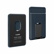 LAUT Flexi Prop MagSafe wallet portemonnee hoesje blauw