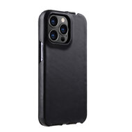Melkco Leather Jacka iPhone 13 Pro Max hoesje Zwart