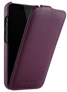 Melkco leren Jacka iPhone 14 Pro Max hoesje paars