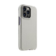 Melkco leren Jacka iPhone 14 Pro Max hoesje wit