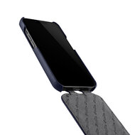 Melkco Leather Jacka iPhone 13 Pro hoesje Navy