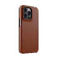Melkco Leather Jacka iPhone 13 Pro hoesje Bruin