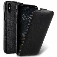 Melkco Leather Jacka iPhone XR hoesje Zwart