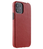 Melkco Leather Jacka iPhone iPhone 12 mini hoesje Rood