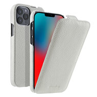 Melkco Leather Jacka iPhone iPhone 12 mini hoesje Wit