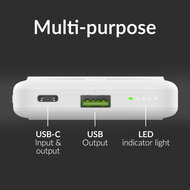 Mobilize MagSafe powerbank met stand 10000 mAh wit