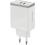 Mobiparts Dual USB Thuislader 4,8 ampere Wit