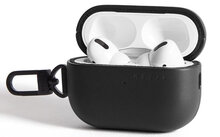Mujjo Echelon leren AirPods Pro 3 hoesje zwart