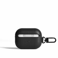 Mujjo Echelon leren AirPods Pro 3 hoesje zwart