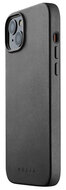 Mujjo Leather MagSafe iPhone 14 Plus hoesje zwart