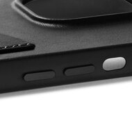 Mujjo Leather Wallet iPhone 14 Pro Max hoesje zwart