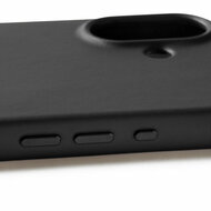 Mujjo Full Leather iPhone 17 hoesje zwart