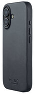 Mujjo Full Leather iPhone 17 hoesje basalt