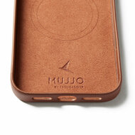 Mujjo Full Leather Wallet&nbsp;iPhone 17 Pro Max hoesje tan