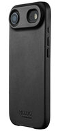 Mujjo Full Leather iPhone 17 Air hoesje zwart