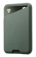 Mujjo leren MagSafe Card Wallet hoesje green smoke