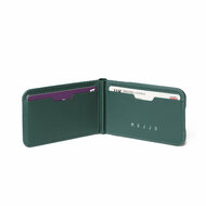 Mujjo MagSafe wallet stand hoesje livid groen