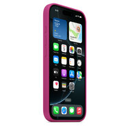 Apple MagSafe siliconen iPhone 16 Pro Max hoesje fuchsia