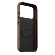 Nomad Traditional Leather iPhone 17 Pro Max hoesje zwart