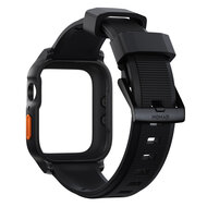 Nomad Rugged case Apple Watch  45 mm bandje zwart / oranje