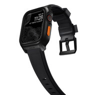 Nomad Rugged case Apple Watch  45 mm bandje zwart / oranje