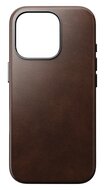 Nomad Traditional Horween leren MagSafe iPhone 16 Pro hoesje bruin