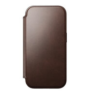 Nomad Modern Horween Leather Folio iPhone 17 Pro Max hoesje bruin