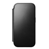Nomad Modern Leather Folio Horween iPhone 17 Pro hoesje zwart