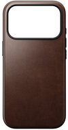 Nomad Modern Horween Leather iPhone 17 Pro hoesje bruin