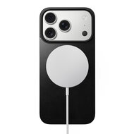 Nomad Magnetic Leather Back iPhone 17 Pro hoesje zwart
