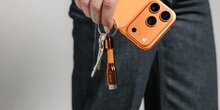 Nomad ChargeKey USB-C kabel sleutelhanger zwart