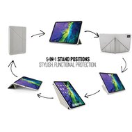 Pipetto Origami TPU iPad Pro 11 inch 2020 hoesje Zilver