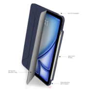 Pipetto Origami Pencil iPad Air 2024 13 inch hoesje donkerblauw
