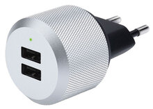Just Mobile AluPlug muurlader Silver