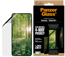 PanzerGlass Matrix Privacy Glazen Galaxy S26+ Plus screenprotector