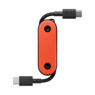 Native Union Pocket USB-C naar USB-C kabel oranje