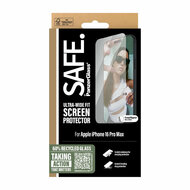 PanzerGlass SAFE iPhone 16 Pro Max Ultra Wide Fit glazen screenprotector
