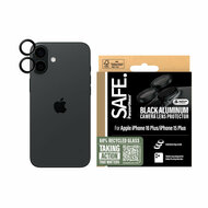 PanzerGlass SAFE iPhone 16 / 16 Plus glazen camerabeschermer zwart