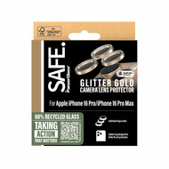 PanzerGlass SAFE iPhone 16 Pro / 16 Pro Max glazen camerabeschermer goud
