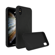 RhinoShield SolidSuit Leather iPhone XS hoesje Zwart